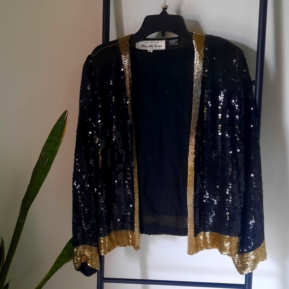 Saks Fifth Avenue sequence jacket